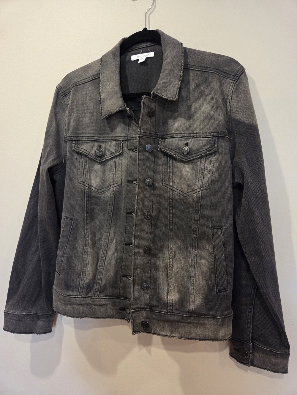 STS BLUE Washed Black Denim Jacket - Picture 2 of 5